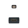 Nanocable Conversor Mini DisplayPort Macho a HDMI Hembra 15 cm Negro